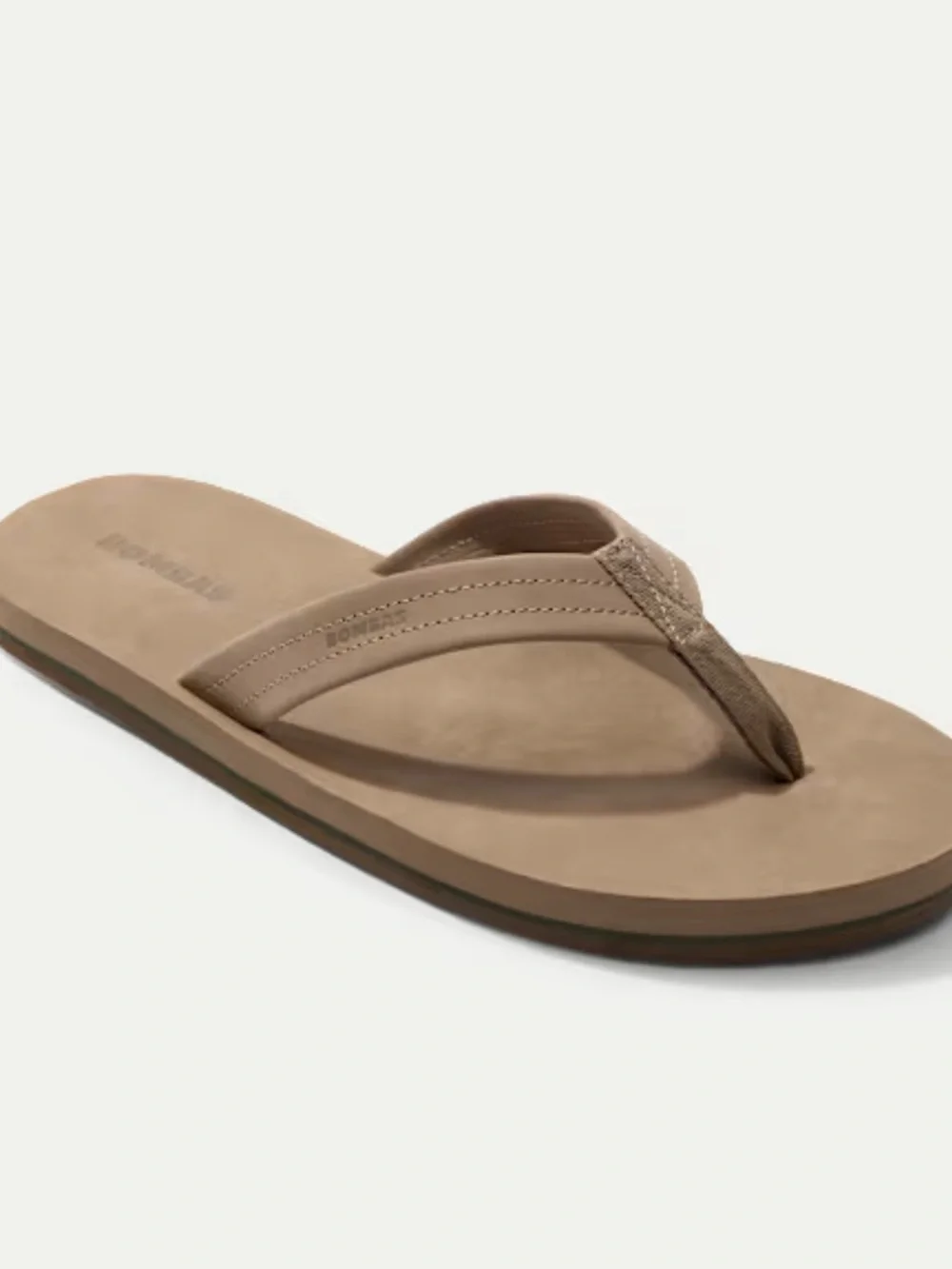 Bombas Men's Taupe Flip-Flop Sandals